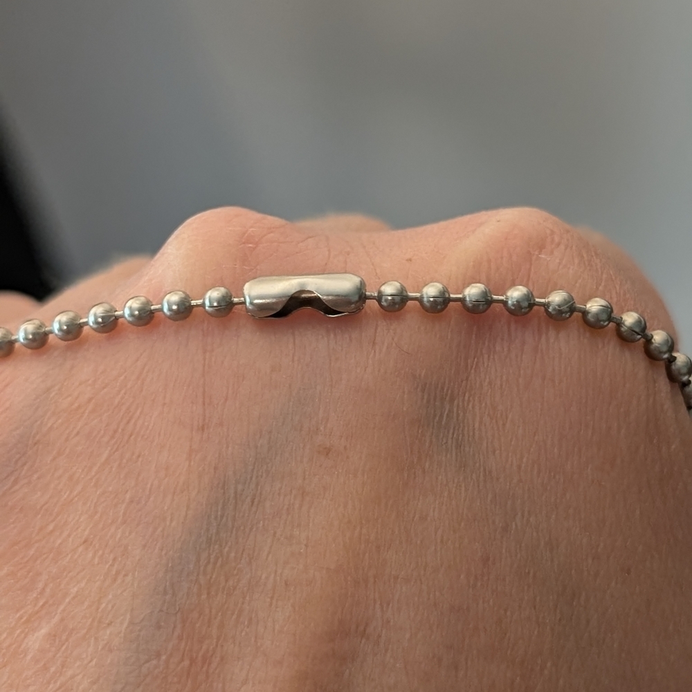 Silver and Black WWJD ASL / Sign Language Bracelet - Picture 3 of 3